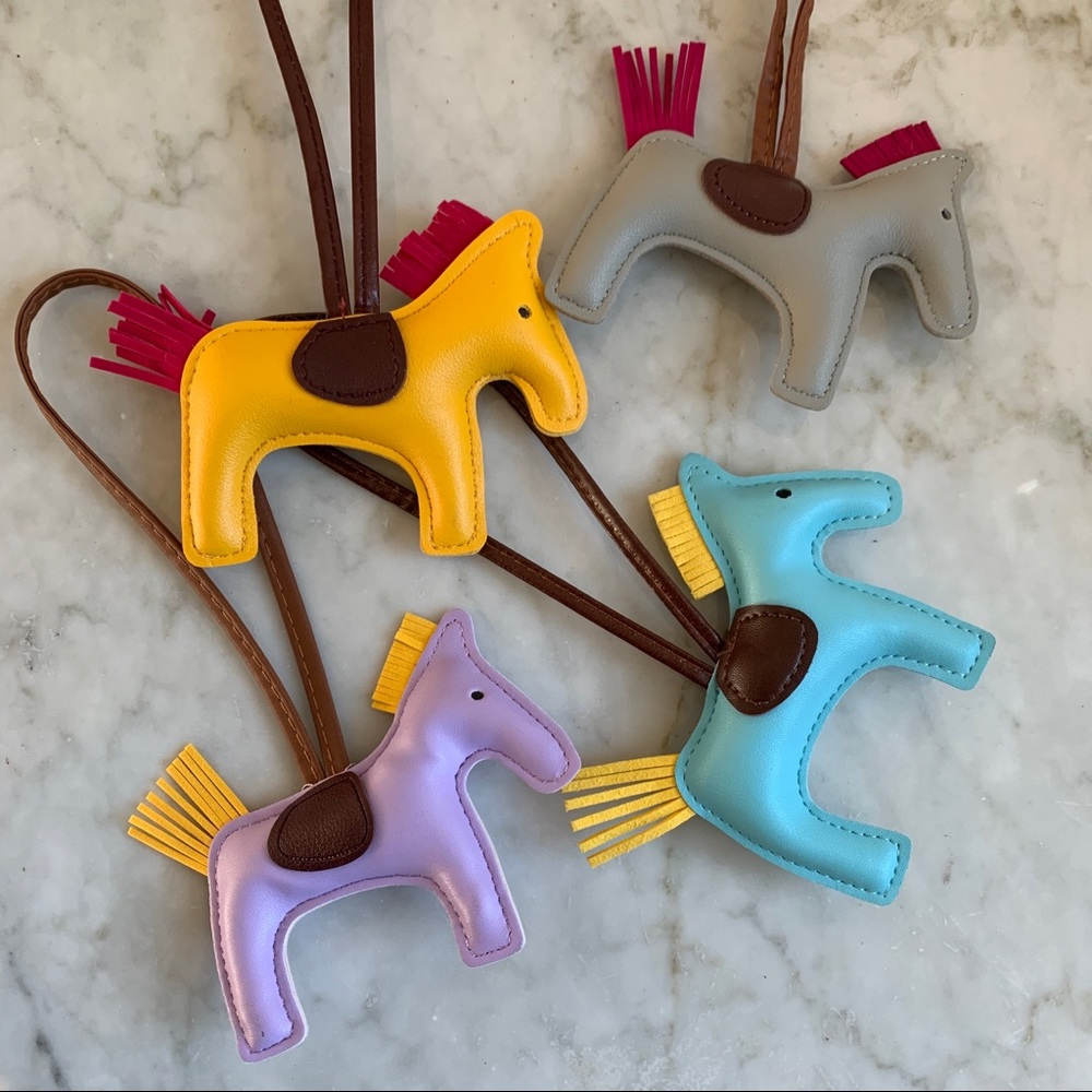 Cute Horse Keychain Bag Charm